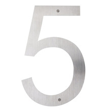 Husnummer 5 Rostfritt stål 40 cm